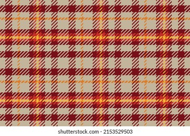 A seamless tartan plaid design. Green, brown, and orange checkered fabric texture print. Wallpaper, packaging, fabrics, and textiles are used in the background of design and decorating.