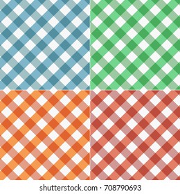 Seamless tartan plaid pattern