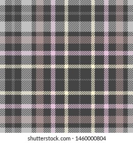 Seamless tartan plaid pattern. Allover fabric texture print.