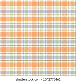 Seamless tartan, plaid pattern. Background for textile, fabric, wrapping design. Vector illustration. 