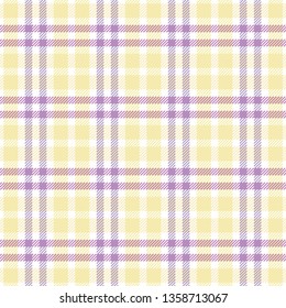 Seamless tartan, plaid pattern. Background for textile, fabric, wrapping design. Vector illustration. 