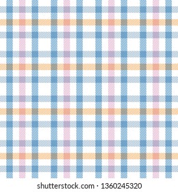 Seamless tartan, plaid pattern. Background for textile, fabric, wrapping design. Vector illustration. 