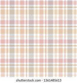Seamless tartan, plaid pattern. Background for textile, fabric, wrapping design. Vector illustration.