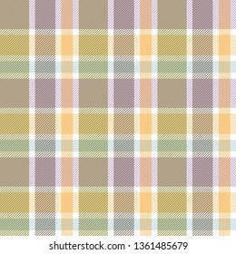 Seamless tartan, plaid pattern. Background for textile, fabric, wrapping design. Vector illustration.