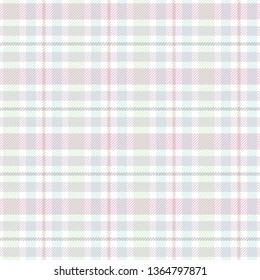 Seamless tartan, plaid pattern. Background for textile, fabric, wrapping design. Vector illustration. 