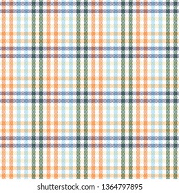 Seamless tartan, plaid pattern. Background for textile, fabric, wrapping design. Vector illustration. 
