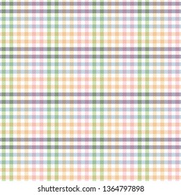 Seamless tartan, plaid pattern. Background for textile, fabric, wrapping design. Vector illustration. 