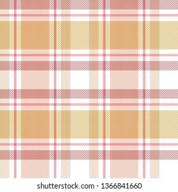 Seamless tartan, plaid pattern. Background for textile, fabric, wrapping design. Vector illustration. 