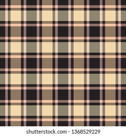 Seamless tartan, plaid pattern. Background for textile, fabric, wrapping design. Vector illustration.