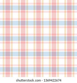 Seamless tartan, plaid pattern. Background for textile, fabric, wrapping design. Vector illustration.