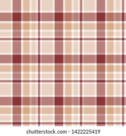 Seamless tartan, plaid pattern. Background for textile, fabric, wrapping design. Vector illustration.