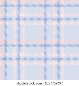 Seamless tartan plaid pattern in blue tone.