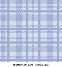 Seamless tartan plaid pattern in blue tone.