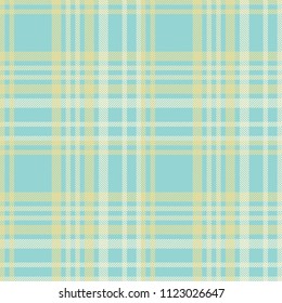 Seamless tartan plaid pattern in blue tone.
