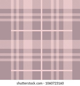 Seamless tartan plaid pattern in brown tone.