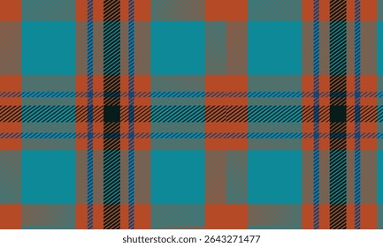 Seamless tartan plaid pattern. Checkered fabric texture background.