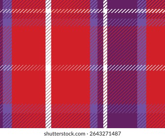 Seamless tartan plaid pattern. Checkered fabric texture background.