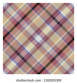 Seamless tartan plaid pattern. fabric pattern. Checkered texture for clothing fabric prints, web design, home textile