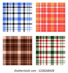 Seamless tartan plaid pattern. fabric pattern. Checkered texture for clothing fabric prints, web design, home textile