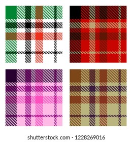 Seamless tartan plaid pattern. fabric pattern. Checkered texture for clothing fabric prints, web design, home textile