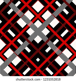 Seamless tartan plaid pattern. fabric pattern. Checkered texture for clothing fabric prints, web design, home textile