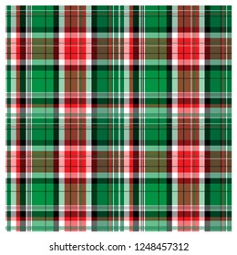 Seamless tartan plaid pattern. fabric pattern. Checkered texture for clothing fabric prints, web design, home textile