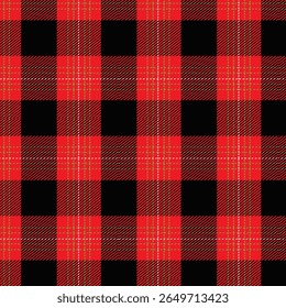 Padrão de tecido de tartan sem costura. Textura xadrez para estampas de tecido de vestuário, web design, padrão de natal têxtil doméstico