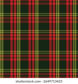 Padrão de tecido de tartan sem costura. Textura xadrez para estampas de tecido de vestuário, web design, padrão de natal têxtil doméstico