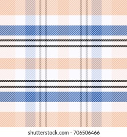 Seamless tartan plaid pattern. fabric pattern.   Checkered texture for clothing fabric prints, web design,  home textile