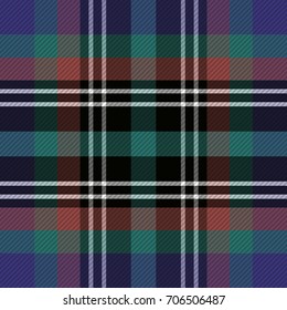 Seamless tartan plaid pattern. fabric pattern.   Checkered texture for clothing fabric prints, web design,  home textile