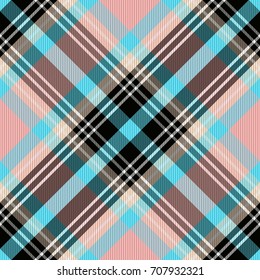 Seamless tartan plaid pattern. fabric pattern.   Checkered texture for clothing fabric prints, web design,  home textile