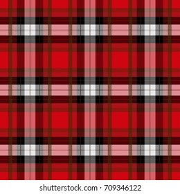 Seamless tartan plaid pattern. fabric pattern.   Checkered texture for clothing fabric prints, web design,  home textile