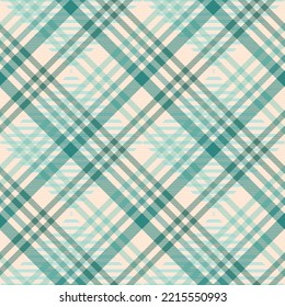 Seamless tartan plaid pattern in Green Mint and Blue Color.