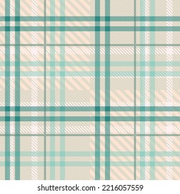Nahtlose Tartan-Plaid-Muster in Grün und Blau.