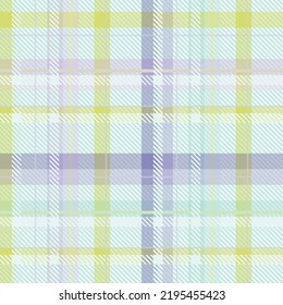 Seamless tartan plaid pattern in Mint Green and Purple Color.