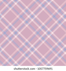 Seamless tartan plaid pattern in pink tone.