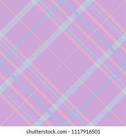 Seamless tartan plaid pattern in pink tone.