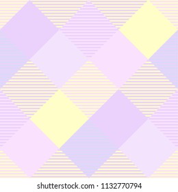 Seamless tartan plaid pattern in pink tone.