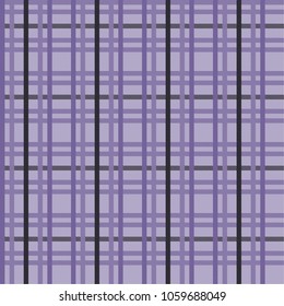 Seamless tartan plaid pattern in purple tone.