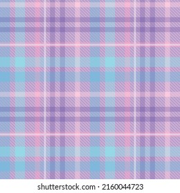Seamless tartan plaid pattern in  Purple  Blue 
