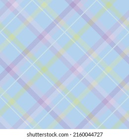 Seamless tartan plaid pattern in  Purple  Blue 