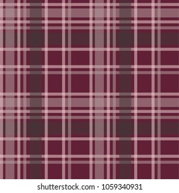 Seamless tartan plaid pattern in red tone.