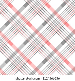 Trazado de estratificación en rayas rojas, negras y blancas. Textura de tela de estaño. Muestra vectorial para impresión textil digital. Pasos 10