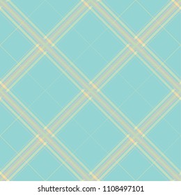 Seamless tartan plaid pattern in summer tone.
