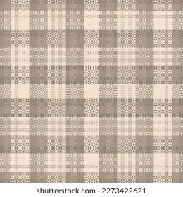 Motif harmonieux de tartan plaid avec texture et couleur pastel. Illustration vectorielle.
