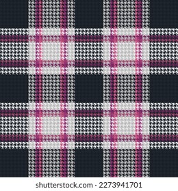 Motif harmonieux de tartan plaid avec texture et couleur pastel. Illustration vectorielle.