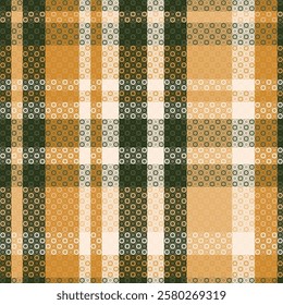 Seamless tartan plaid pattern with texture and pastel color. Vector illustration.