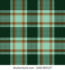 Seamless tartan plaid pattern with texture and pastel color. Vector illustration.
