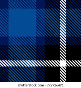 Seamless tartan plaid pattern. Traditional checkered fabric texture for digital textile prints.