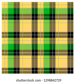 Seamless tartan plaid pattern - vector. fabric pattern. 